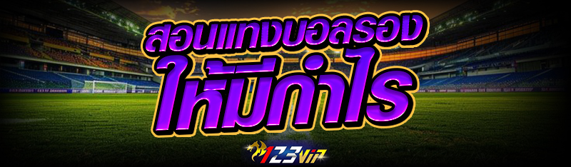 สอนแทง บอลรอง ให้มีกำไร