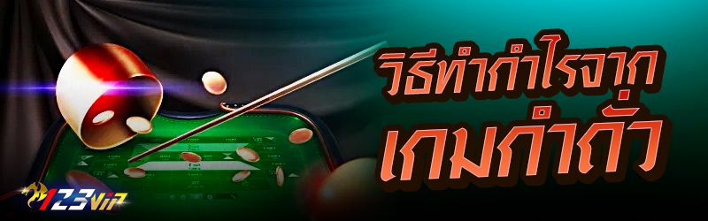 วิธีทำกำไรจากเกมกำถั่ว